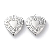 Rack Plating Brass Locket Pendants KK-F090-03P-1