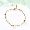 304 Stainless Steel Rolo Chain Bracelets for Women BJEW-C094-09G-1