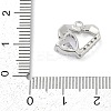 Brass Micro Pave Cubic Zirconia Charms LS-ZIRC-P122-01C-P01-3