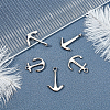 5Pcs 5 Styles 304 Stainless Steel Pendants STAS-UN0021-40P-4