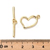 Brass Toggle Clasps KK-H496-09G-4