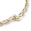 Real 18K Gold Plated Brass Cuff Bangles BJEW-D039-36G-03-3
