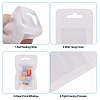 160Pcs Plastic Yin-yang Resealable Bags with Visible Window ABAG-TA0001-94C-5