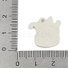 Christmas Theme Spray Painted Alloy Enamel Pendants ENAM-Z020-01E-3