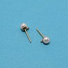 304 Stainless Steel Stud Earring Findings STAS-WH0029-02A-01-1