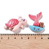 Ocean Theme Opaque Resin Decoden Cabochons CRES-A057-04-3