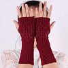 2 Pairs Acrylic Fiber Yarn Knitting Fingerless Gloves AJEW-DJ0001-65C-7