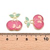 Light Gold Plated Alloy Enamel Pendants PALLOY-N176-25B-RS-3