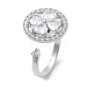 Rotatable Open Cuff Rings for Women RJEW-S402-07P-1