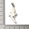 Non-Tarnish 316L Surgical Stainless Steel Pendants STAS-H194-03P-02-3
