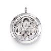 316 Surgical Stainless Steel Diffuser Locket Pendants STAS-H342-14P-1