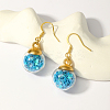 Fashionable Classic Tassel 201 Stainless Steel Dangle Earrings XN9682-1