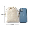 Cotton Packing Pouches Drawstring Bags ABAG-R011-13x18-5