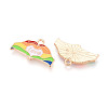 Rainbow Color Pride Alloy Enamel Pendants ENAM-K067-17-2