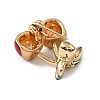 Golden Alloy Enamel Brooch JEWB-K018-32J-G-2