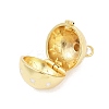 Brass Micro Pave Cubic Zirconia Locket Pendants KK-H203-13G-04-2