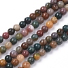 Natural Ocean Jasper Beads Strands X-G-F668-26-4mm-1