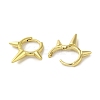 Rack Plating Brass Hoop Earrings EJEW-R162-49G-2