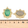 Brass Micro Pave Clear Cubic Zirconia Pendants KK-H257-11G-3