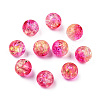 Transparent Crackle Acrylic Beads CACR-N002-07A-3