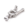 Non-Tarnish 304 Stainless Steel Pendants STAS-F235-01P-4