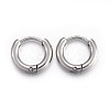 Tarnish Resistant 202 Stainless Steel Huggie Hoop Earrings LS-X-EJEW-L205-02F-P-1