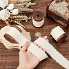 5 Yards Cotton Frayed Fringe Ribbon LS-OCOR-WH0081-37-3