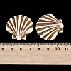 Spray Painted Opaque Acrylic Pendants ACRP-F003-03M-3