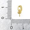 Brass Micro Pave Clear Cubic Zirconia Peg Bails Pendants LS-KK-L219-02G-3