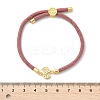 Adjustable Nylon Cord Bracelets BJEW-C096-01G-19-5