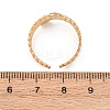 304 Stainless Steel Cuff Rings for Women LS-RJEW-D334-02D-G-5