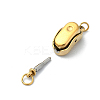 Ion Plating(IP) 304 Stainless Steel Box Clasps STAS-Z066-05G-02-2