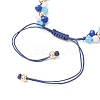 Glass Beads Braided Bead Bracelets BJEW-JB11894-4
