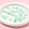 120Pcs 8 Styles Spray Painted Transparent Glass Beads GLAA-FS0002-22-9