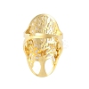 304 Stainless Steel Hollow Tree of Life Adjustable Rings for Women RJEW-Z045-02G-3