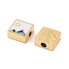 Ion Plating(IP) 304 Stainless Steel Enamel Beads STAS-I309-11B-G-3