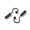 304 Stainless Steel Screw Hooks Shape Dangle Earrings for Woman LS-EJEW-F312-09EB-2