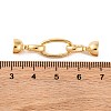 Brass Fold Over Clasps KK-U016-21G-3