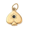 304 Stainless Steel Enamel Pendants SA-CBA4D1F-04G-B-1