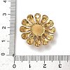 Natural Tiger Eye Flower Pendants STAS-R009-05G-05-3