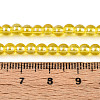Electroplate Transparent Glass Beads Strands GLAA-T032-T4mm-AB12-A-2