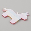 Carnival Themed Opaque Printed Acrylic Pendants SACR-WH0008-015E-2