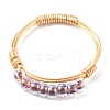 Adjustable Glass Seed Beads Finger Rings RJEW-JR00350-3