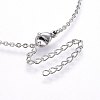 Non-Tarnish 304 Stainless Steel Pendant Necklaces NJEW-H491-17P-3