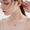 40Pcs 4 Colors Alloy Enamel Stilettos Pendants ENAM-CJ0002-47-5