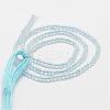Natural Aquamarine Bead Strands G-P270-2mm-15-3