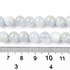 Dyed Natural White Jade Beads Strands G-T138-8mm-210-41-5