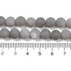 Natural Druzy Agate Beads Strands G-NH0024-A02-8mm-5