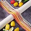 9 Strands 9 Colors Flat Round Handmade Polymer Clay Beads CLAY-WR0001-01-4