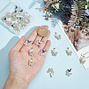 30Pcs 3 Colors Alloy Enamel Pendants FIND-ME0002-09-3